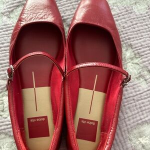 Dolce Vita Cherry Red Mary Jane Flats